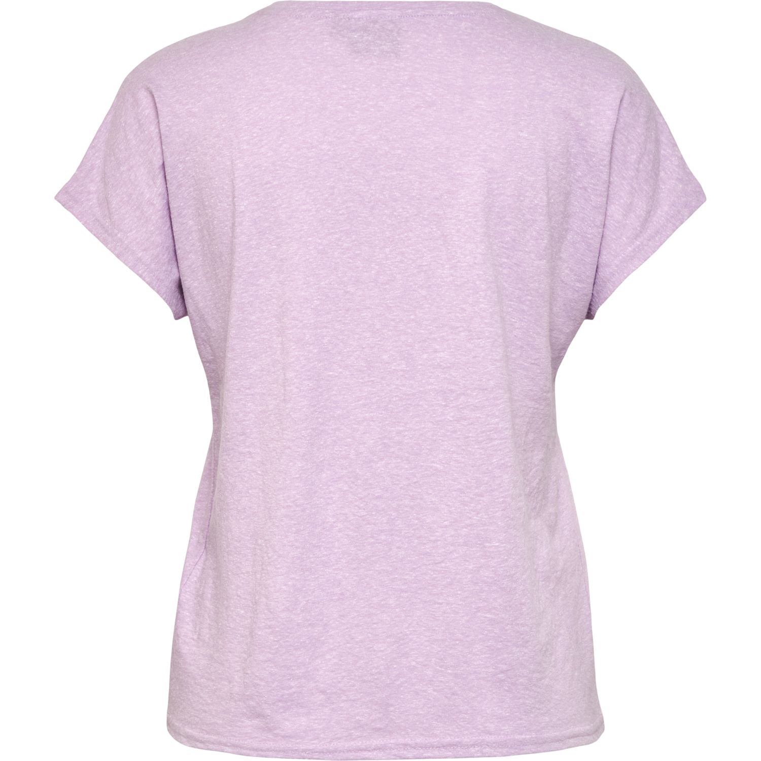 hmlZANDRA T-SHIRT, PASTEL LILAC MELANGE, packshot