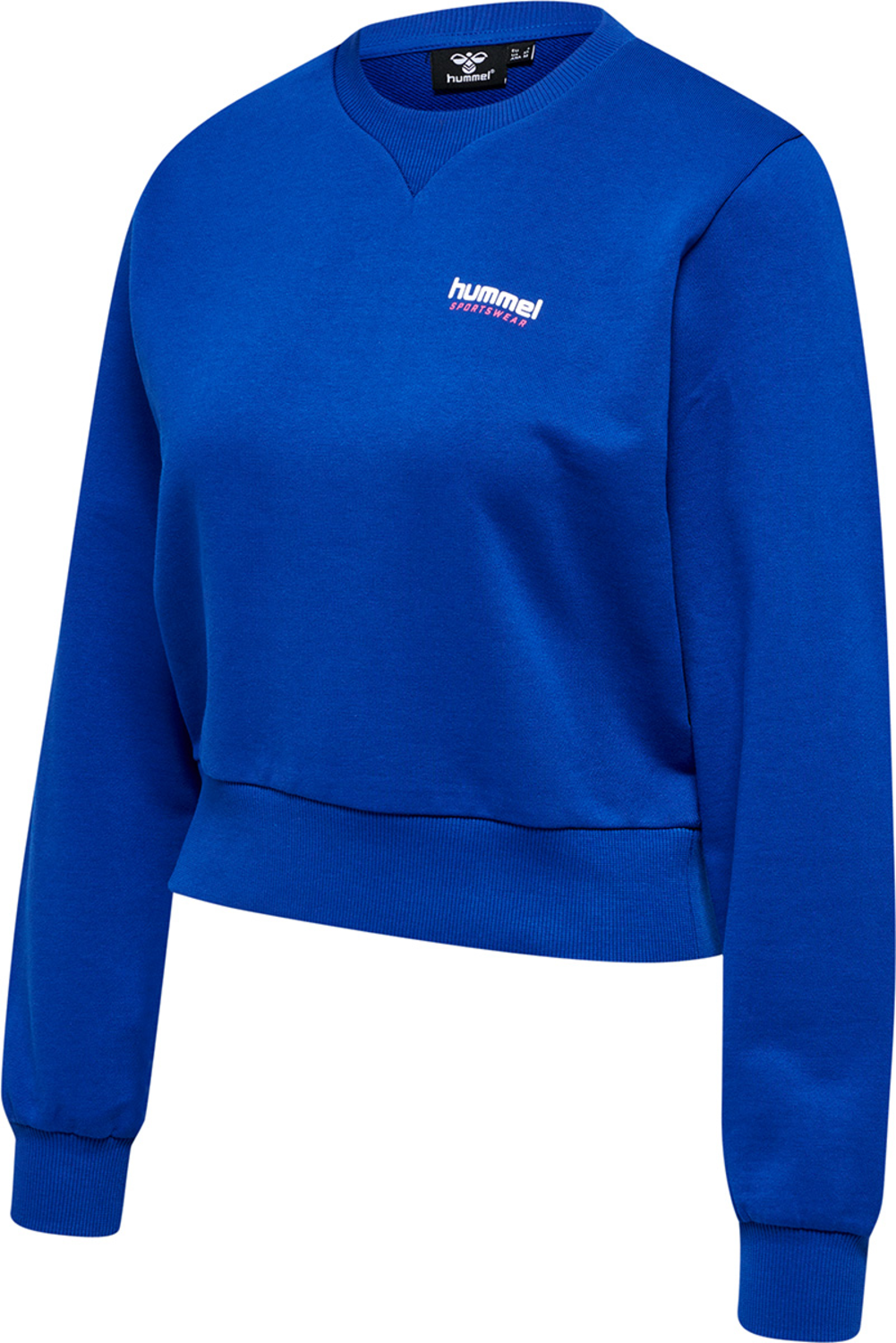 hmlLGC SHAI SHORT SWEATSHIRT, MAZARINE BLUE, packshot