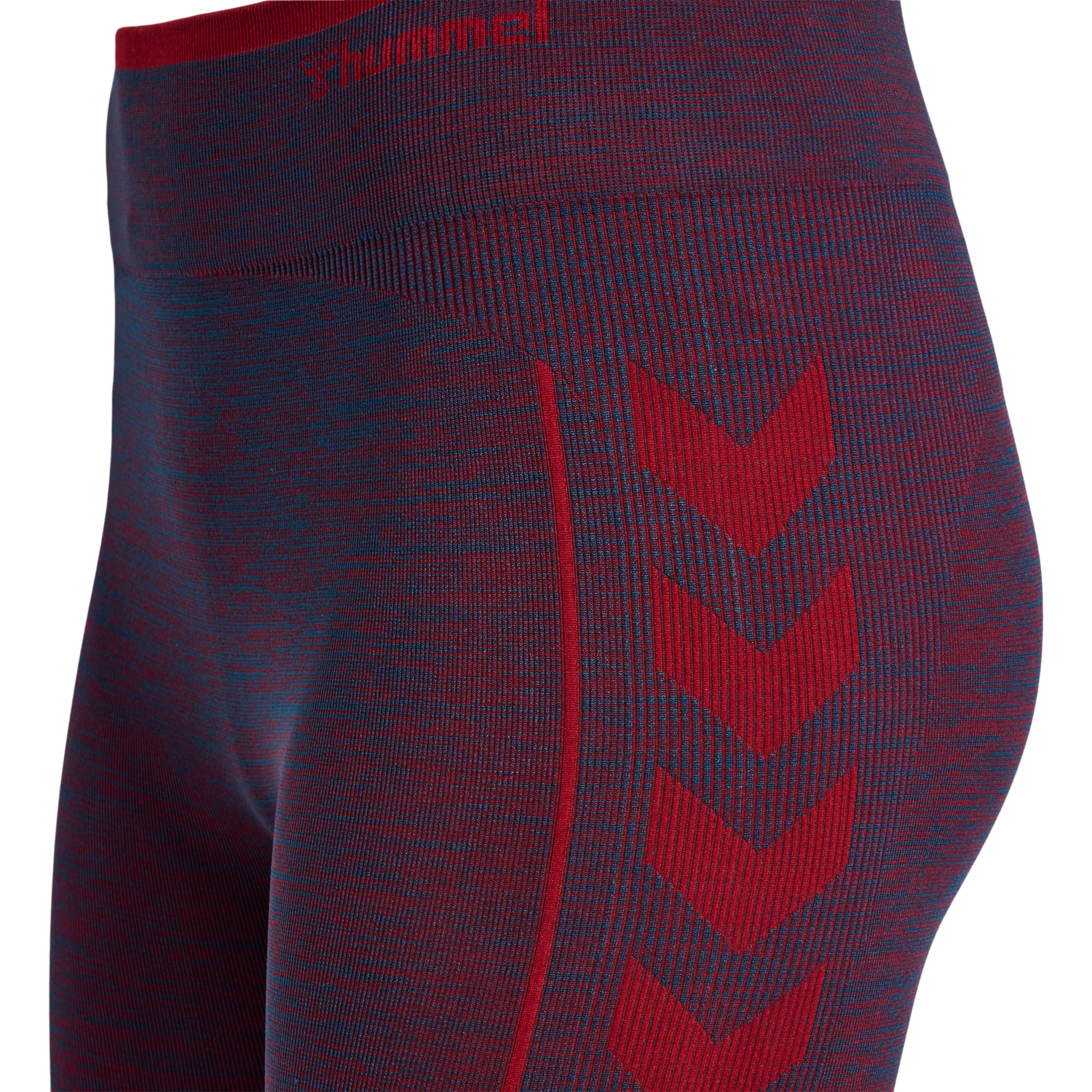 hmlMT ALY SEAMLESS HW TIGHTS, INSIGNIA BLUE/CABERNET MELANGE, packshot