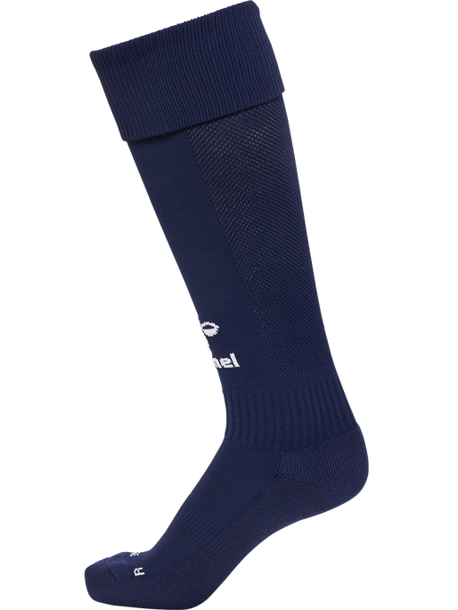 hmlESSENTIAL FOOTBALL SOCKS, MARINE/WHITE, packshot
