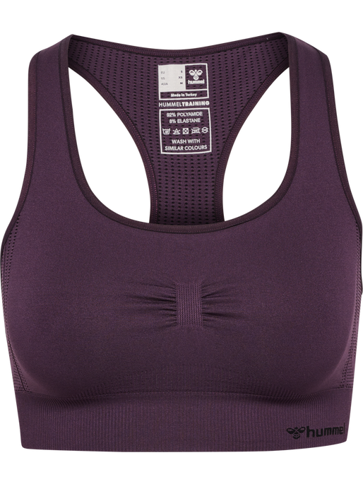 hmlMT SHAPING SEAMLESS SPORTS TOP, PLUM PERFECT, packshot