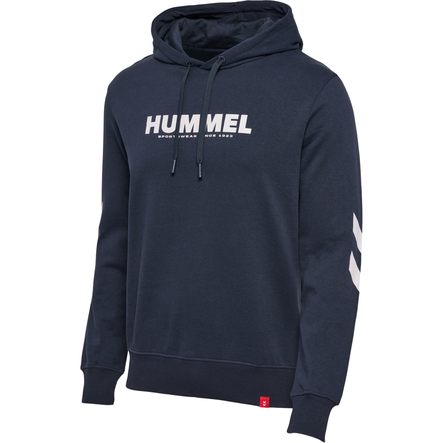 hmlLEGACY LOGO HOODIE PLUS, BLUE NIGHTS, packshot