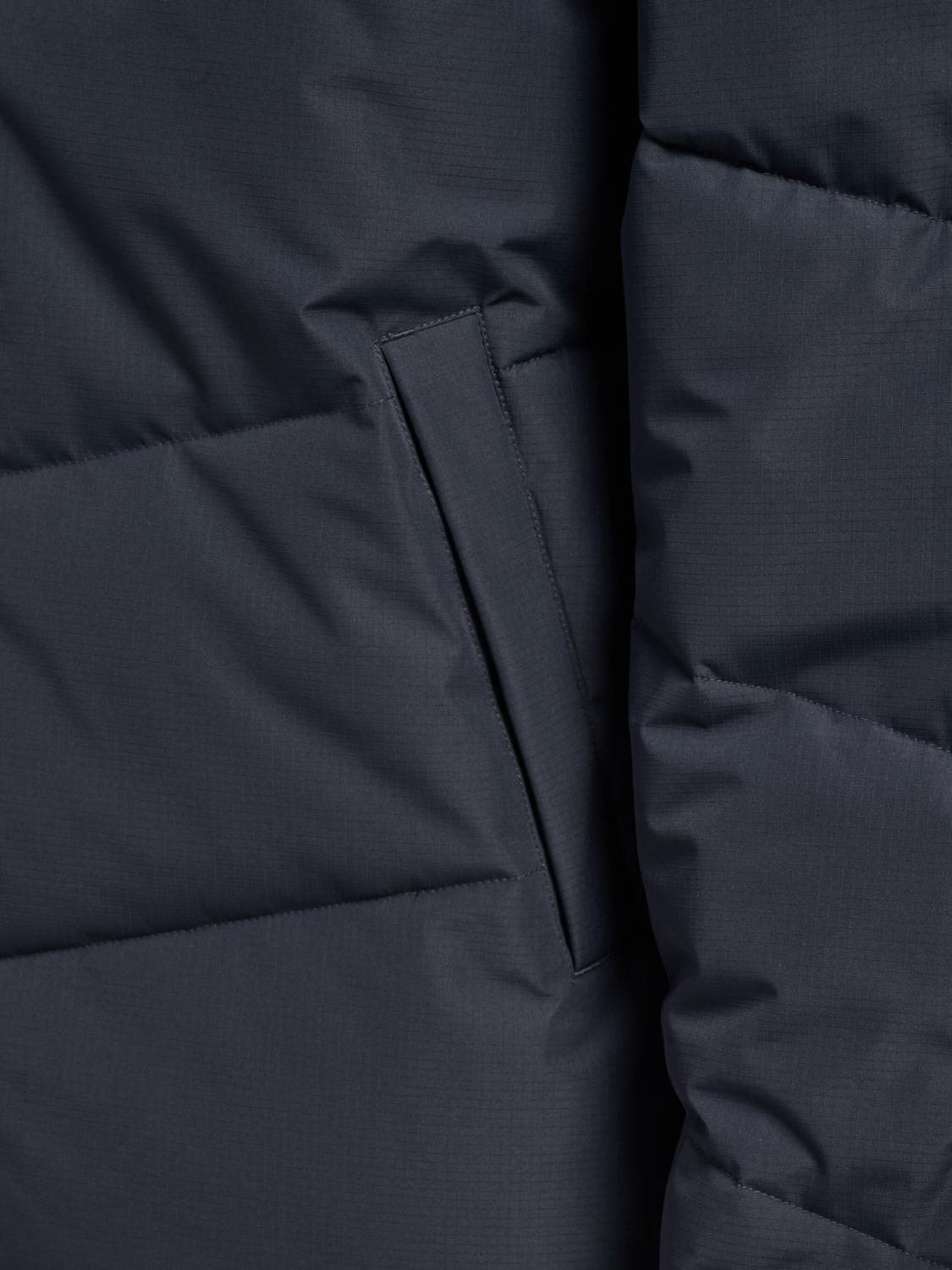 hmlSHORT  PUFFER JACKET, EBONY, packshot