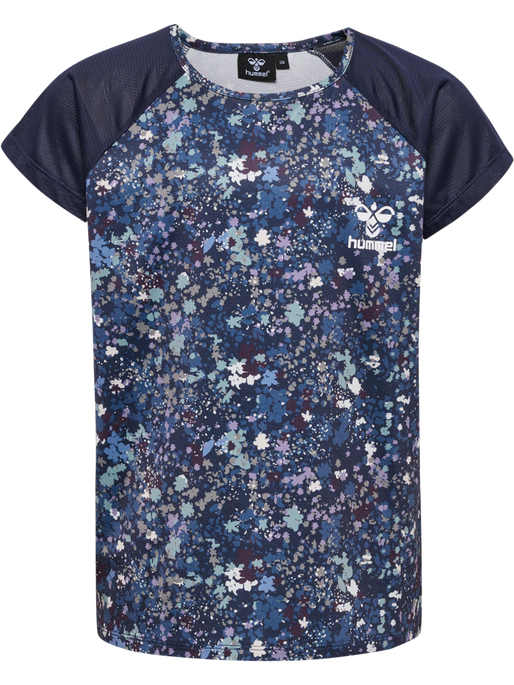 hmlTESSA T-SHIRT S/S, BLACK IRIS hmlTESSA T-SHIRT S/S, BLACK IRIS, packshot