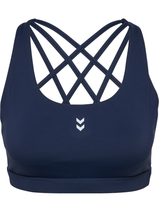 hmlFAST IMPACT STRAP BRA, DRESS BLUES hmlFAST IMPACT STRAP BRA, DRESS BLUES, packshot