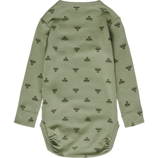 hmlBAMBO BODY LS, OIL GREEN, packshot