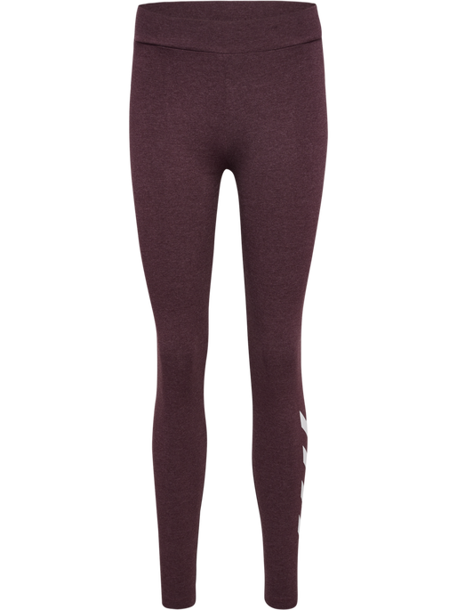 hmlPULSE LOGO MW TIGHTS, FUDGE MELANGE, packshot
