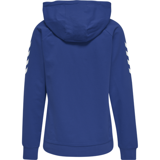 HMLGO COTTON HOODIE WOMAN, TRUE BLUE, packshot