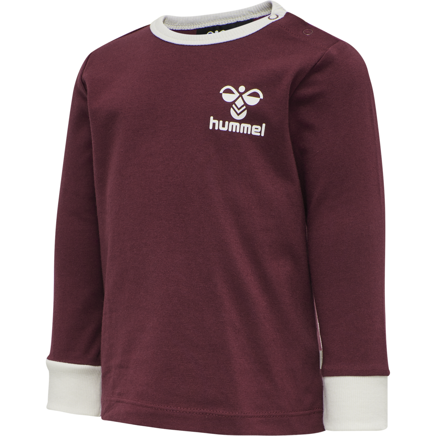 hmlMAUILINO T-SHIRT L/S, CHOCOLATE TRUFFLE, packshot