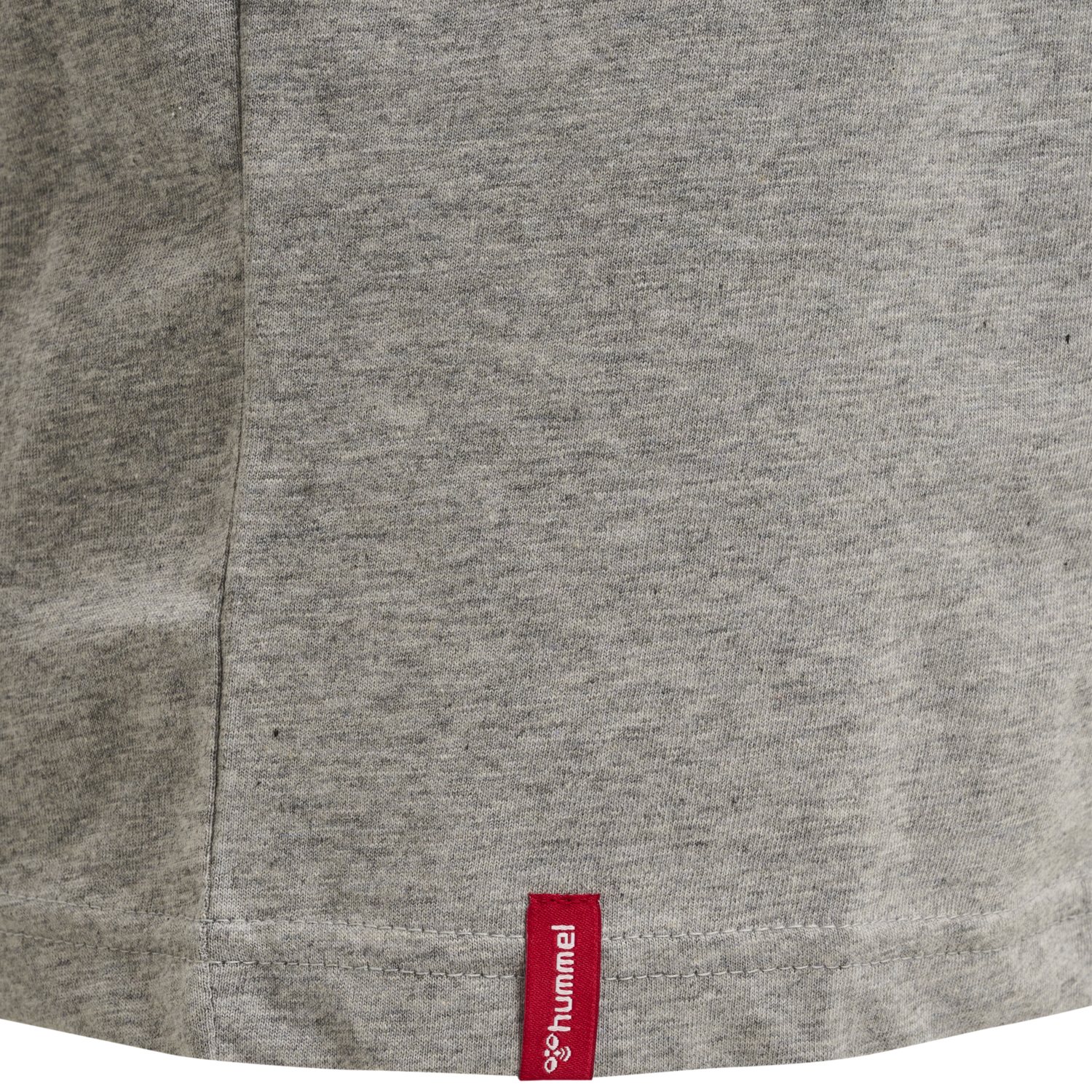 hmlRED BASIC T-SHIRT S/S KIDS, GREY MELANGE, packshot