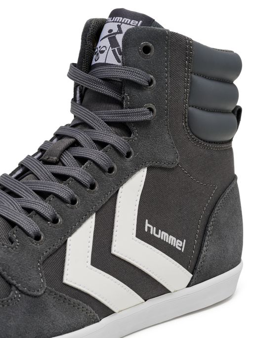 HUMMEL SLIMMER STADIL HIGH, CASTLE ROCK/WHITE KH, packshot
