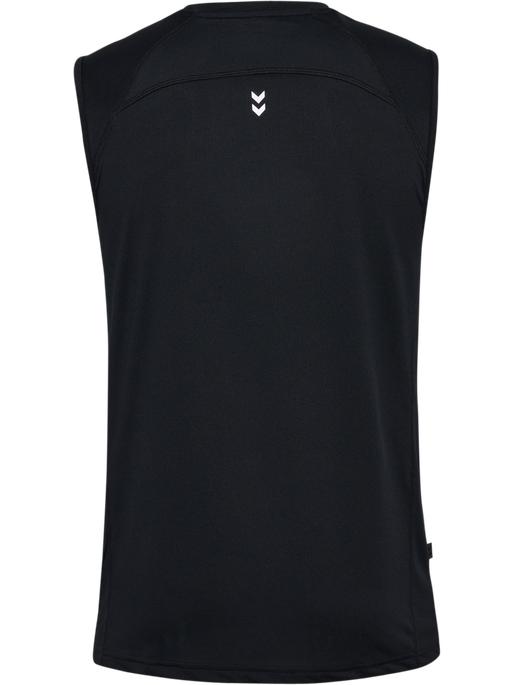 hmlPULSE WORKOUT TANK TOP, BLACK, packshot