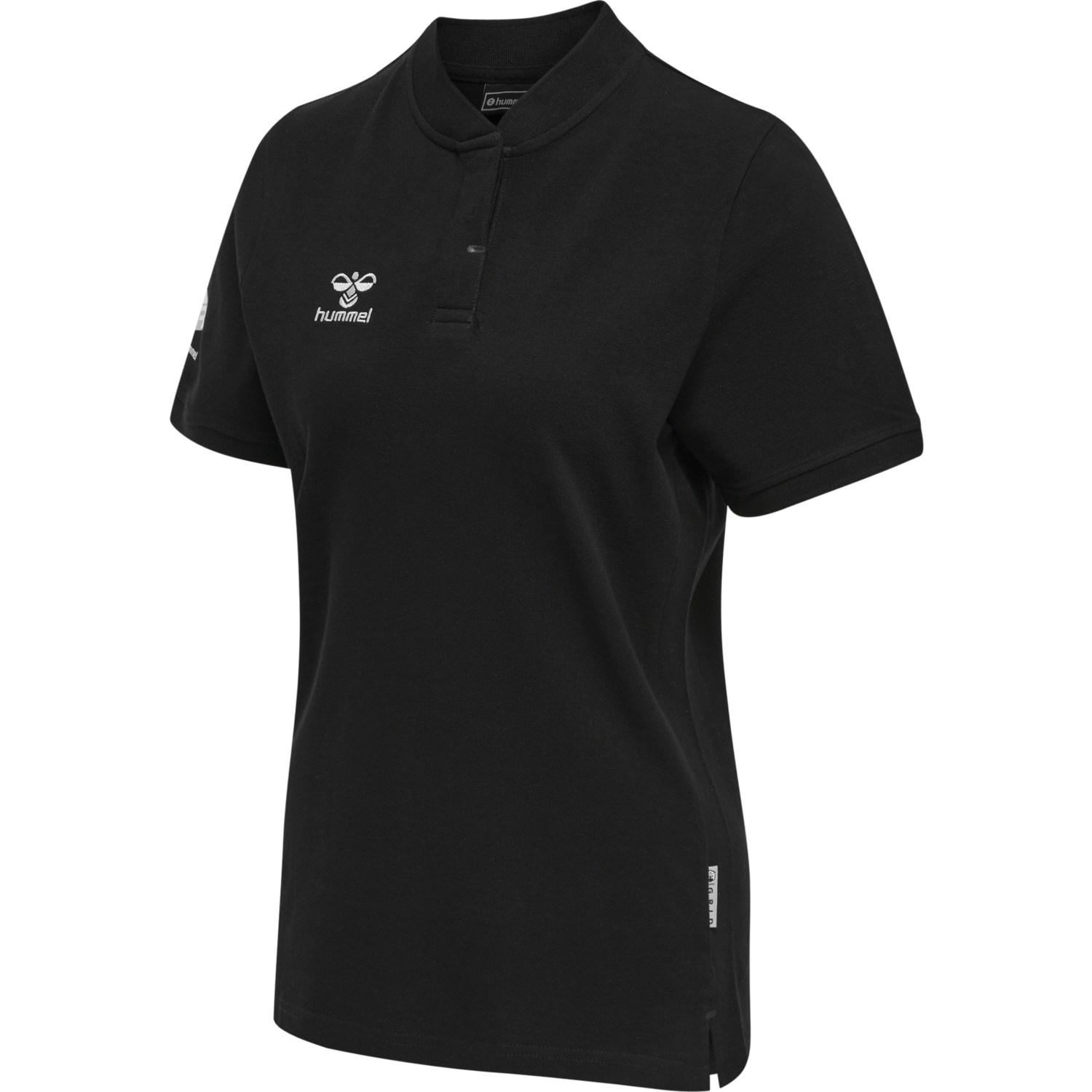 hmlMOVE GRID POLO WOMAN, BLACK, packshot