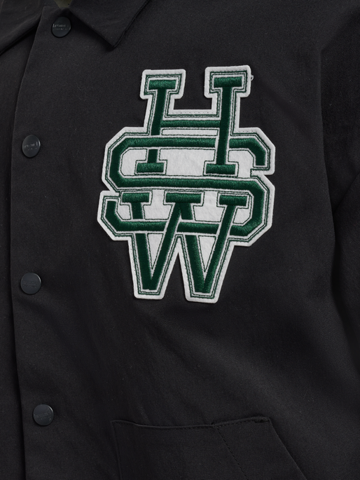 hmlCOACH JACKET HSW, BLACK, packshot