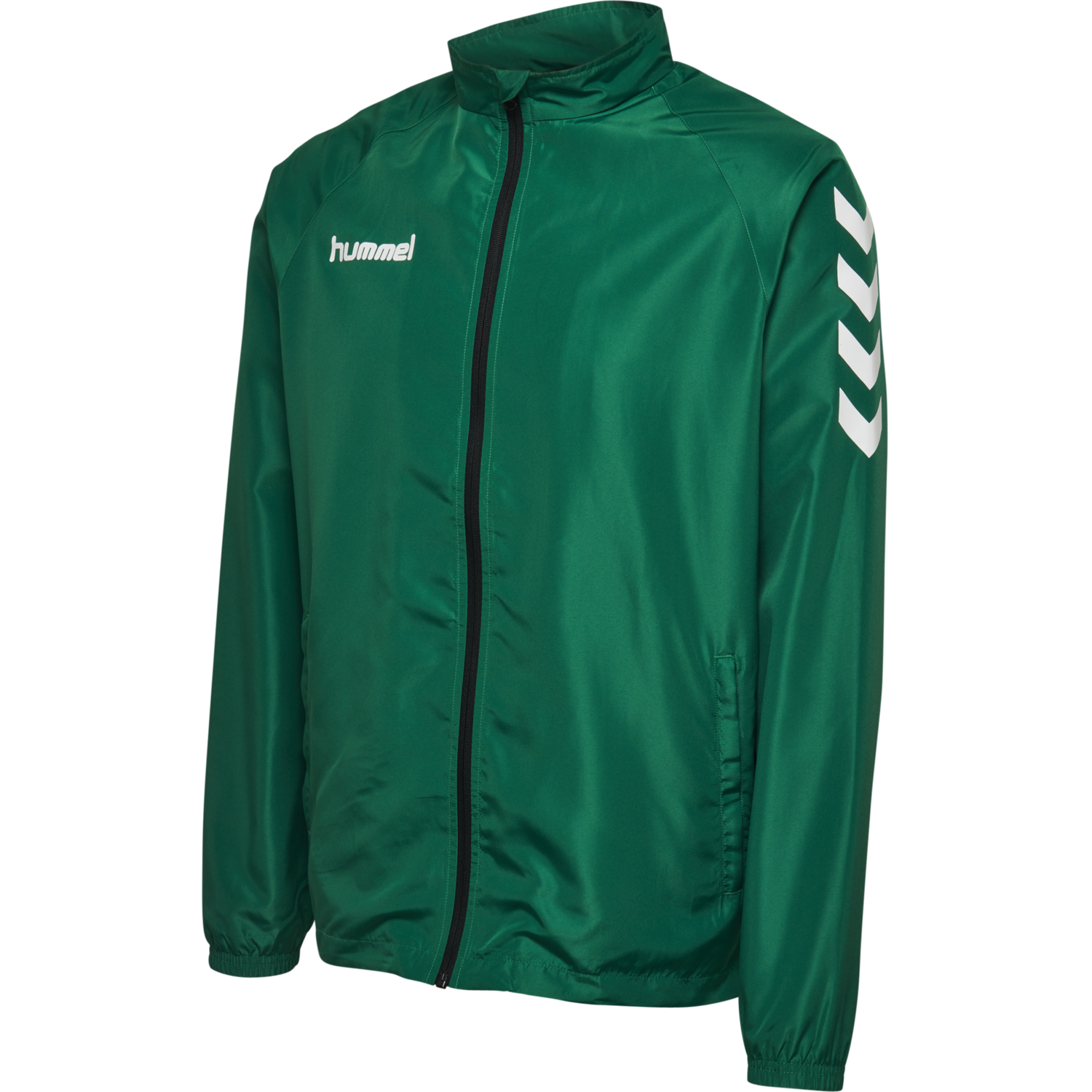 CORE KIDS MICRO ZIP JACKET, EVERGREEN, packshot