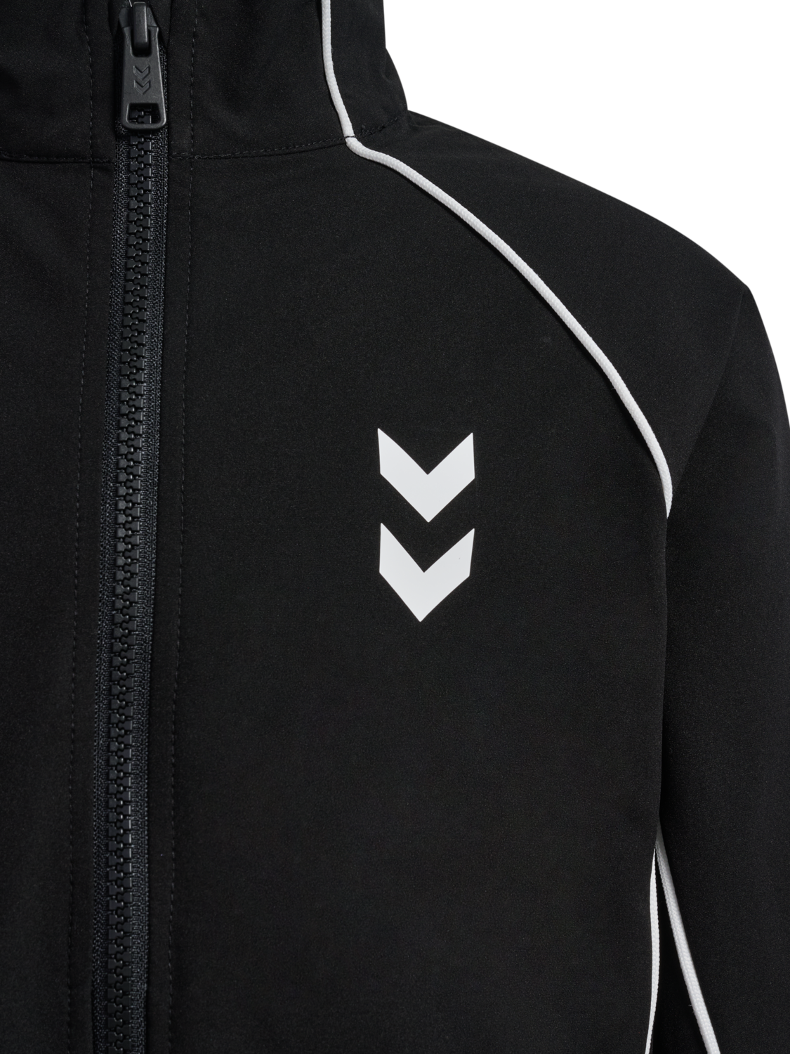 hmlJR STREET TRACKSUIT JACKET, BLACK BEAUTY, packshot