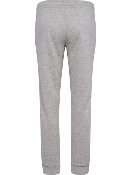 hmlMOVER COTTON CUFF PANTS WOMAN, GREY MELANGE, packshot