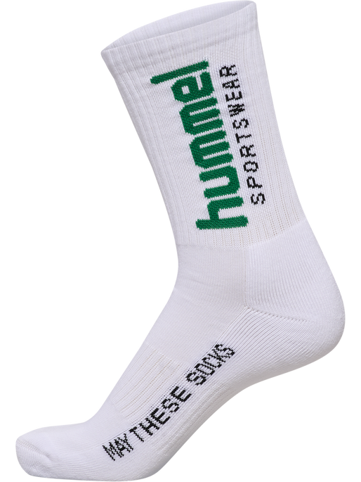 hml3-PACK SOCKS SPORTSWEAR BIG, WHITE/BARBADOSCHERRY/EDEN/SKYD, packshot