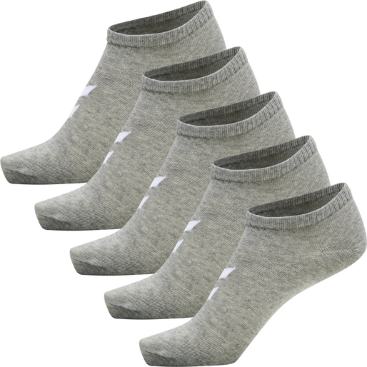 hmlMATCH ME SOCK 5-PACK, GREY MELANGE hmlMATCH ME SOCK 5-PACK, GREY MELANGE, packshot