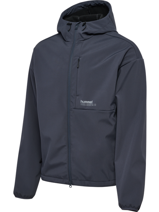 hmlLOOSE SOFTSHELL JACKET, EBONY, packshot