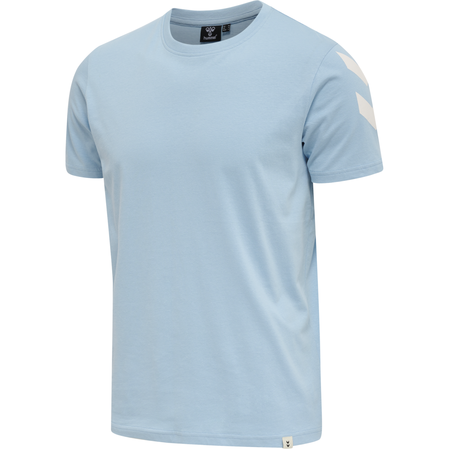 hmlLEGACY CHEVRON T-SHIRT, PLACID BLUE, packshot