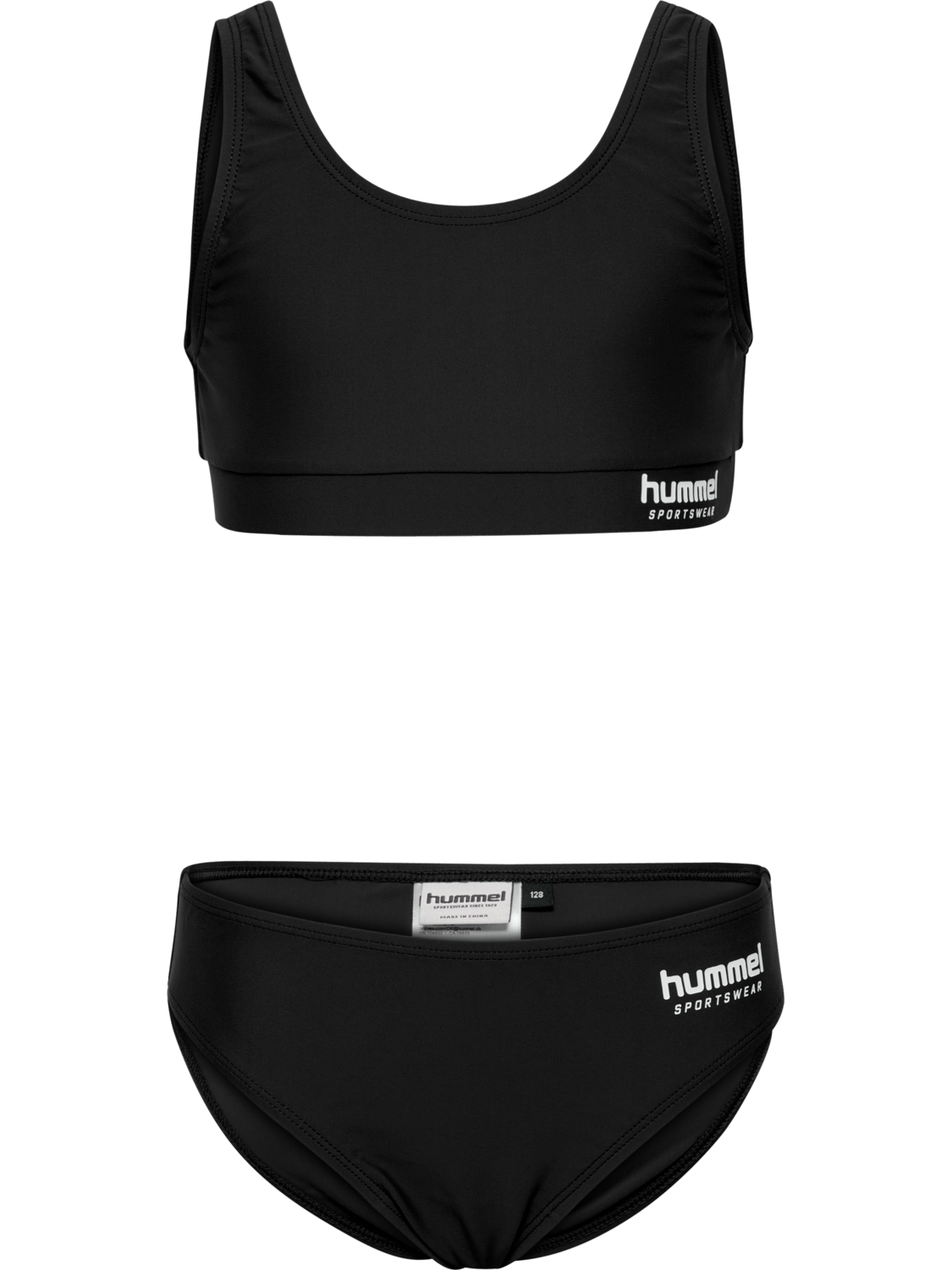 hmlJR SOLID BIKINI, BLACK, packshot