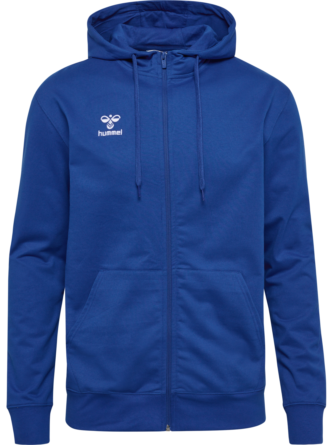hmlGO 2.0 ZIP HOODIE, TRUE BLUE, packshot