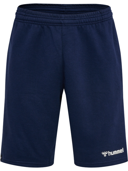 hmlMOVER COTTON BERMUDA SHORTS, MARINE hmlMOVER COTTON BERMUDA SHORTS, MARINE, packshot