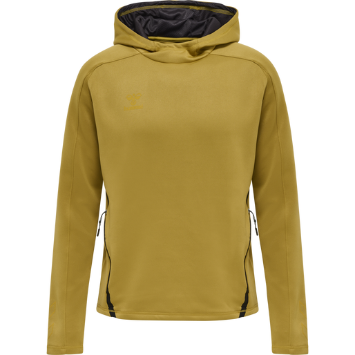 hmlCIMA XK HOODIE, ANTIQUE GOLD, packshot