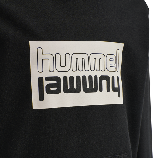 hmlDUO HOODIE, BLACK, packshot