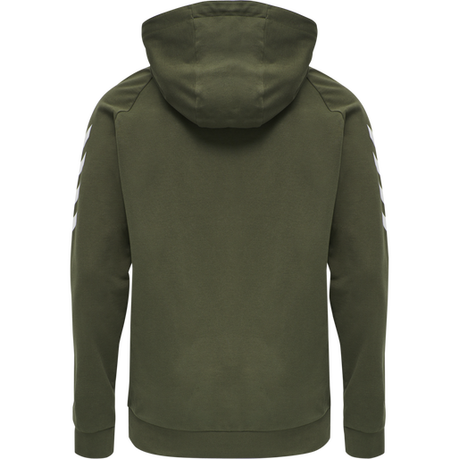HMLGO COTTON HOODIE, GRAPE LEAF, packshot