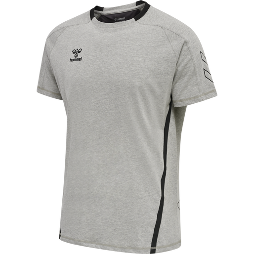 hmlCIMA XK T-SHIRT S/S, GREY MELANGE hmlCIMA XK T-SHIRT S/S, GREY MELANGE, packshot