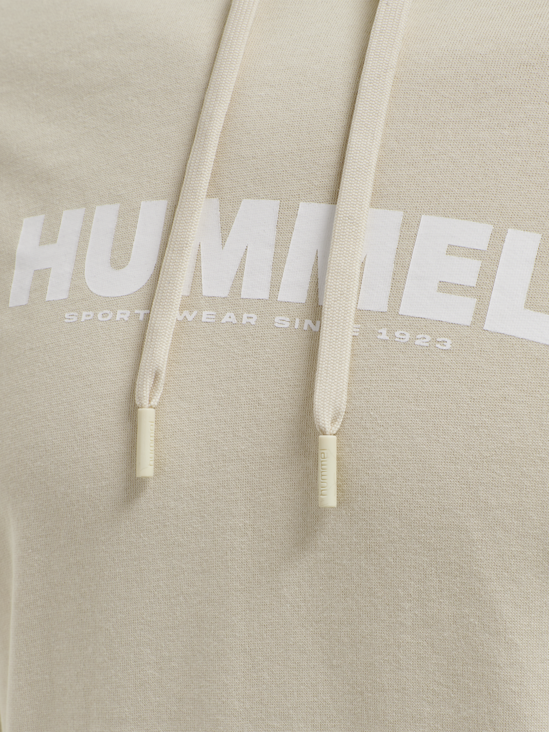 hmlLEGACY LOGO HOODIE, PUMICE STONE, packshot