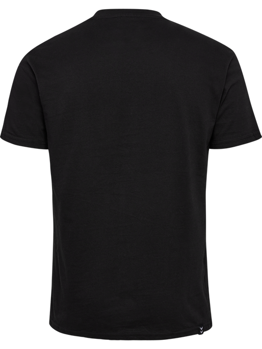 hmlMOVER COTTON T-SHIRT S/S, BLACK hmlMOVER COTTON T-SHIRT S/S, BLACK, packshot