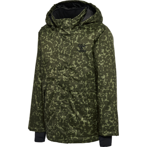 hmlURBAN TEX JACKET, OLIVE NIGHT, packshot