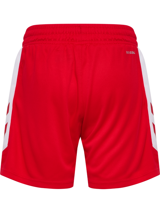 hmlMATCH SHORTS KIDS, TRUE RED/WHITE, packshot