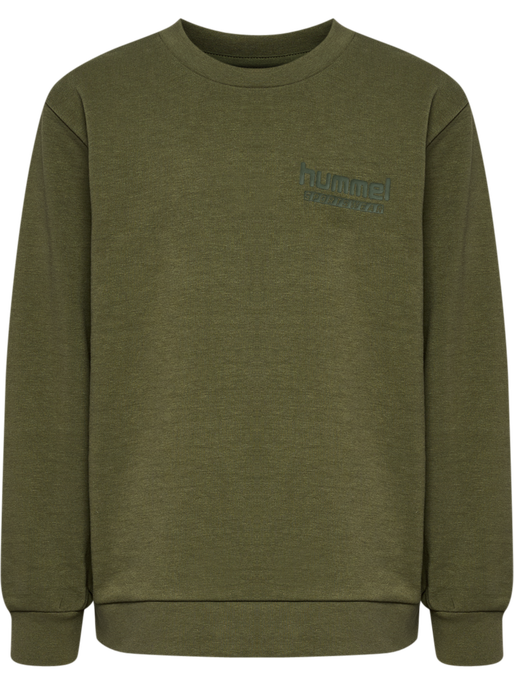 hmlJR BASE SWEAT SET, WINTER MOSS, packshot