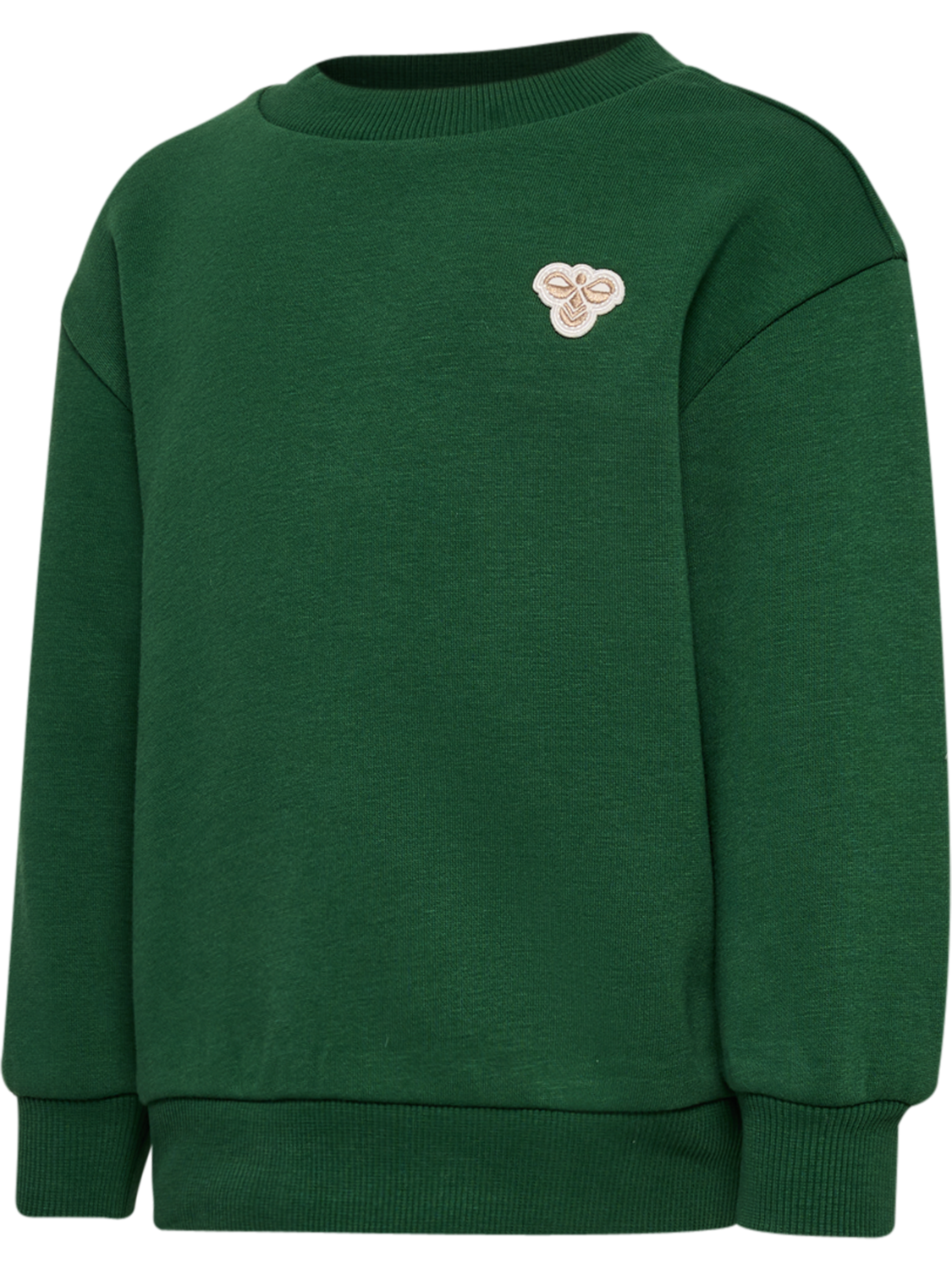 hmlMINI LOOSE CREWNECK BEE, DARK GREEN, packshot