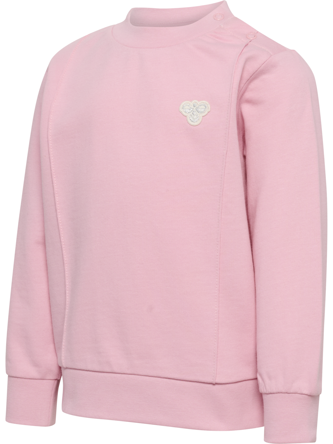 hmlMINI REG PINTUCK SWEATSHIRT, PINK NECTAR, packshot