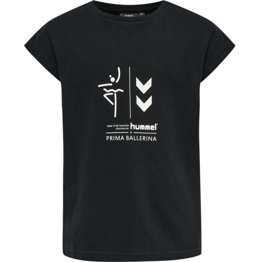 hmlPRIMA BEE T-SHIRT S/S, BLACK hmlPRIMA BEE T-SHIRT S/S, BLACK, packshot
