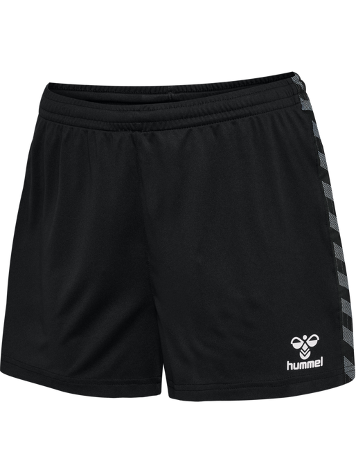 hmlAUTHENTIC PL SHORTS WOMAN, BLACK, packshot