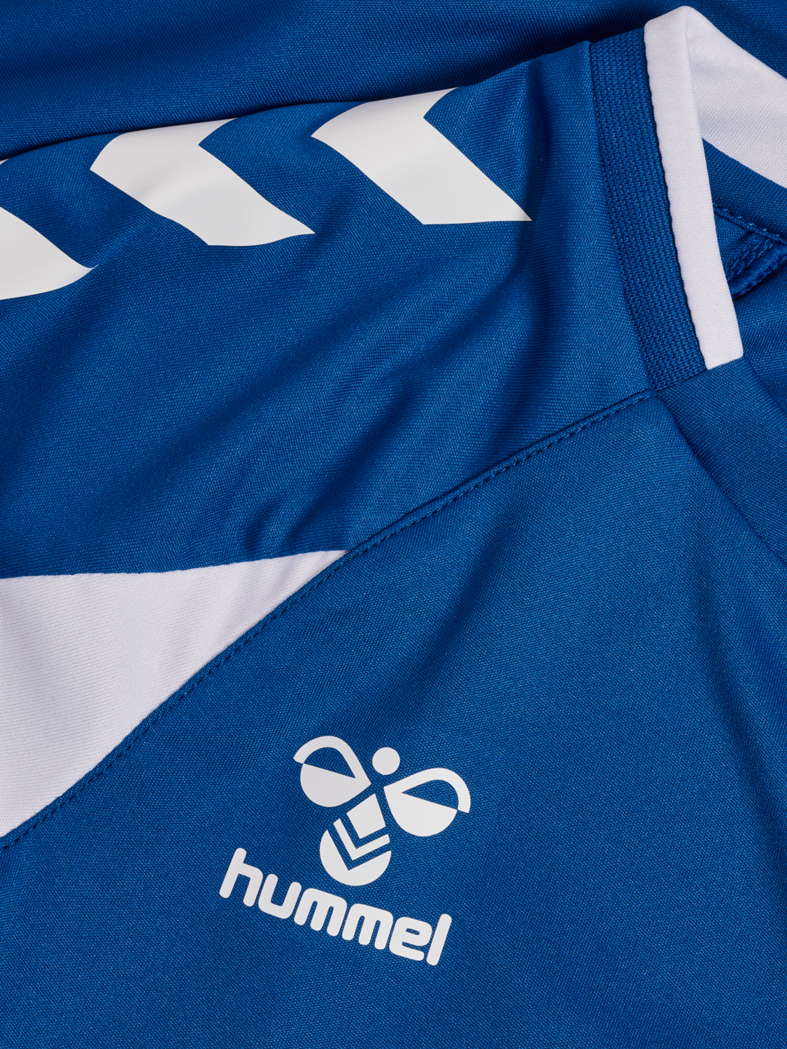 hmlCORE 2.0 JERSEY S/S KIDS, TRUE BLUE/WHITE, packshot