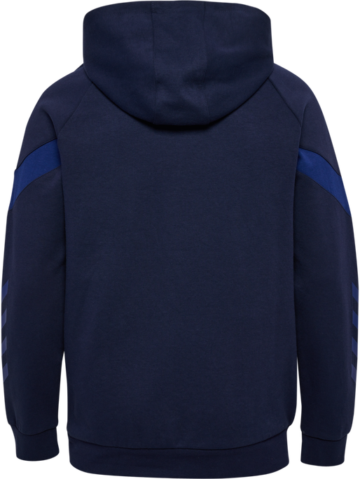 hmlTRAVEL SWEAT HOODIE, MARINE, packshot