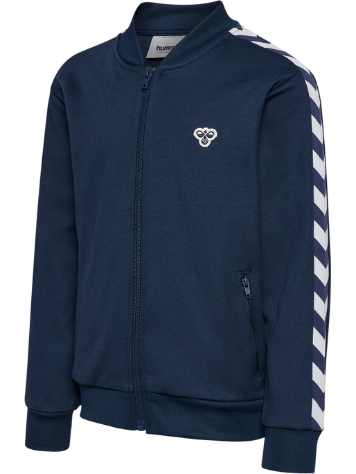 hmlJR ARCHIVE REG POLY ZIP JACKET, DRESS BLUES, packshot