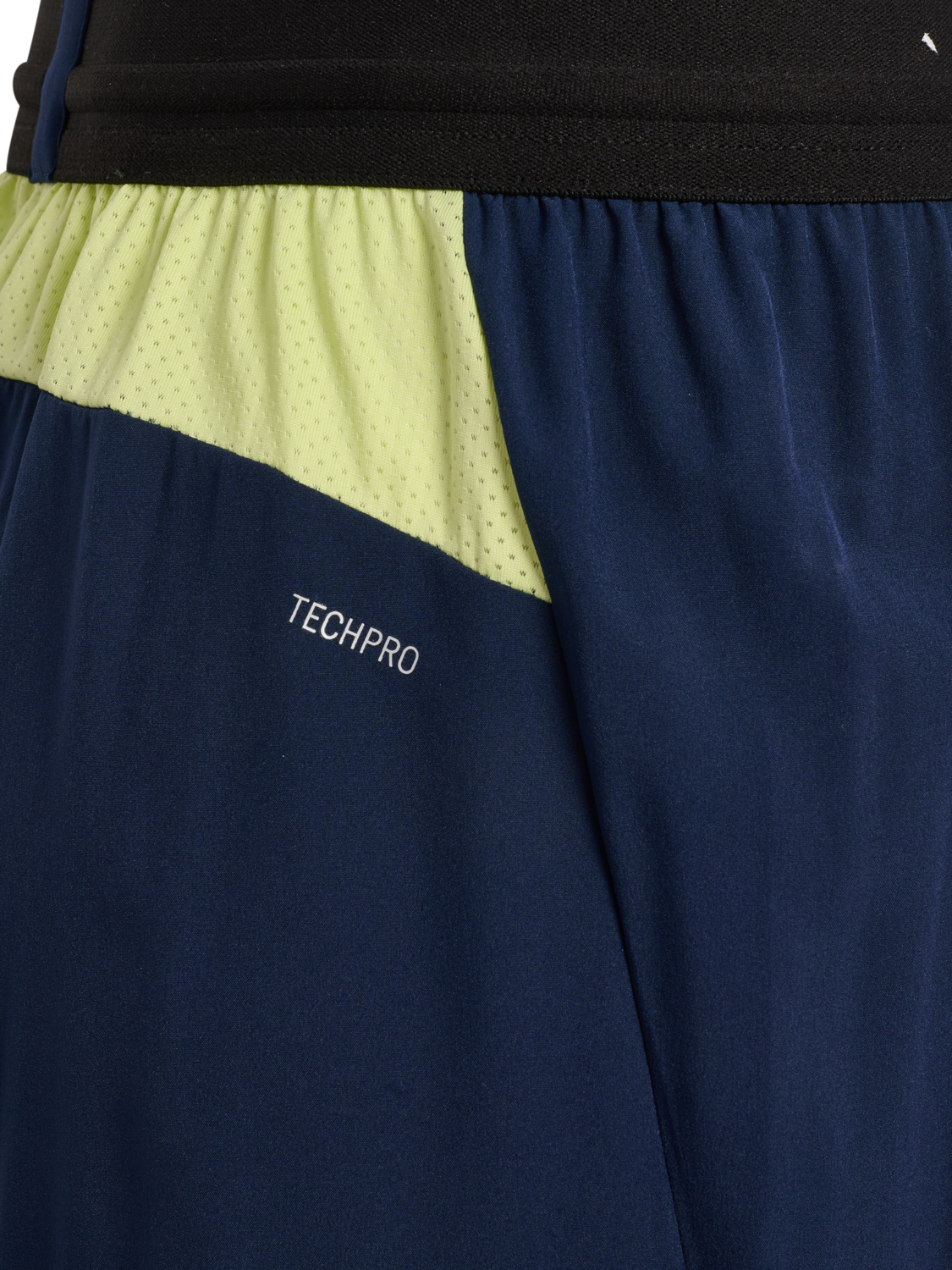 hmlBLAZE 2.0 TRAINING SHORTS KIDS, MARINE/SHADOW LIME, packshot