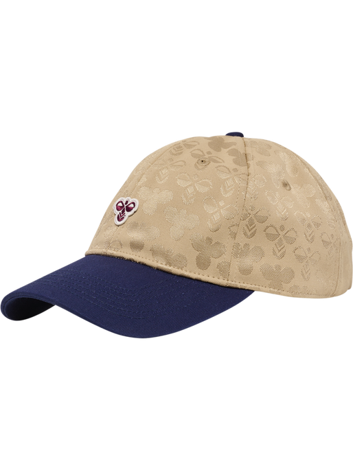 hmlBASEBALL CAP BEE AOP, CORNSTALK hmlBASEBALL CAP BEE AOP, CORNSTALK, packshot
