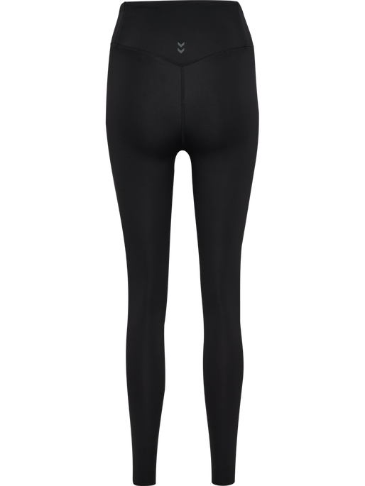 hmlYOGA WRAP HIGH WAIST W TIGHTS, BLACK, packshot