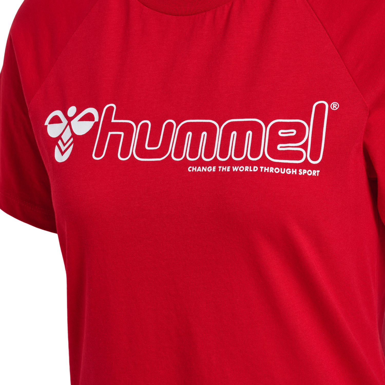 hmlNONI 2.0 T-SHIRT, BARBADOS CHERRY, packshot