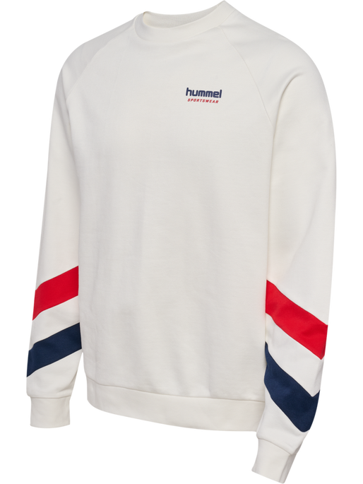 hmlOVERSIZED CREW SPORTSWEAR, BLANC DE BLANC/BLANC DE BLANC, packshot