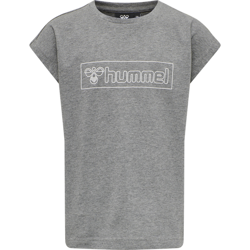 hmlBOXLINE T-SHIRT S/S, MEDIUM MELANGE, packshot